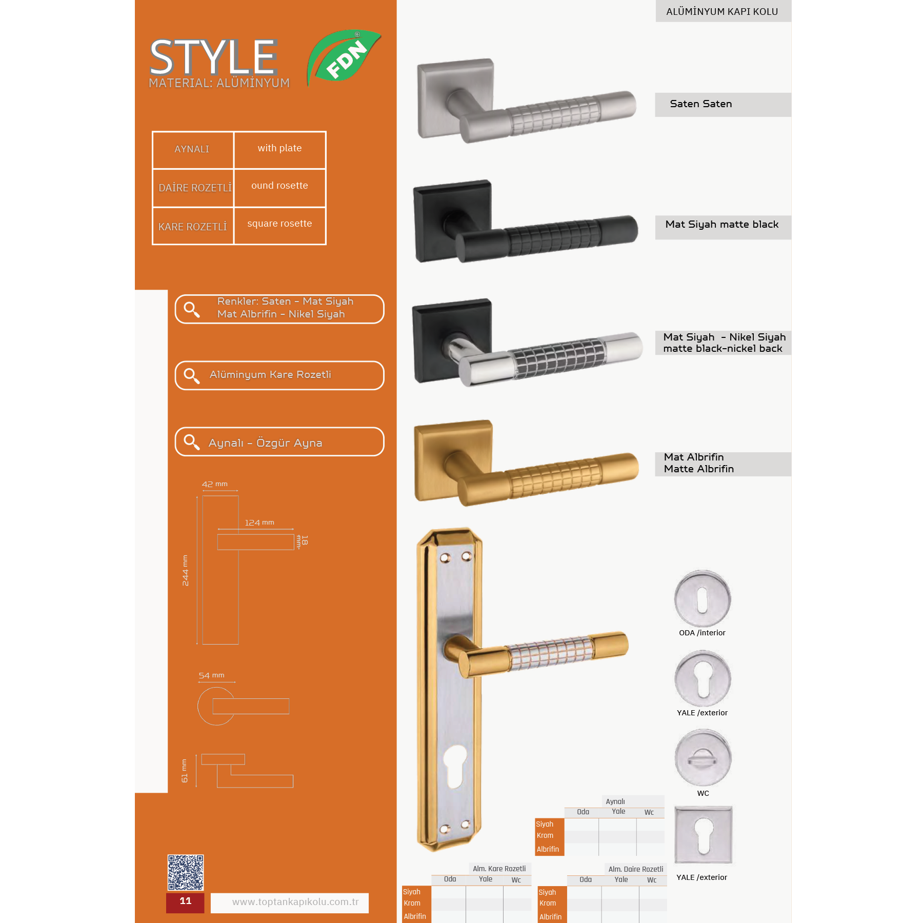 Style Toptan Alüminyum Kapı Kolu